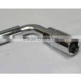 High Quality Adjustable L Shape Carbon Steel Universal Socket Wheel Nut Lug Wrench thumbnail-2