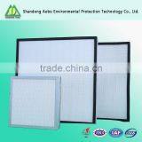 HVAC, H13/14 wood frame Aluminum Separator deep-pleated HEPA filter for cleanroom