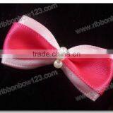 Satin Bows With Pearl Bead thumbnail-1