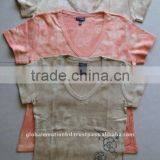 2011 Latest Fashion Design Cotton Tie Dye Women T-shirt