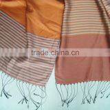 Fashion Popular Hot Aritfical Silk Stripe Shawl thumbnail-1