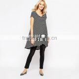 Maternity Wear Stripe Swing Tunic Plus Size Maternity Wear thumbnail-4