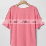 Fashion Custom Rounded Hem Short Sleeve OEM Clothes Cheap Design Kids T-Shirt thumbnail-2