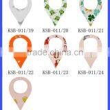 FAUX SUEDE Printing Polyester Baby Best Body Bib Silicone Newborn Bibs thumbnail-5