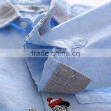 S33468W Summer Boys Shirts Cotton Long Sleeve Cool Boys Embroidery Blouse thumbnail-4