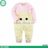 OEM Branded Autumu Winter Long Sleeve Round Neck Baby Romber Kids Bodysuit thumbnail-3