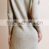 Runwaylover EY2199D New Fashion 2017 Women Elegant Knitted Casual Dress thumbnail-2