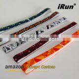 Exercise Anti-slip Hair & Sweatbands Headband for Basketball Soccer Tennis Crossfit Yoga Golf - Amazon Supplier - Custom Size thumbnail-2