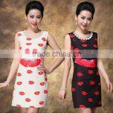 Summer Women Latest Silk African Dresses thumbnail-1