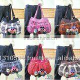 Thai Shoulder Bag Patchwork OWL Design thumbnail-1