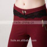 Fashionable Cheap Casual Tight Ladies Stretch Pants thumbnail-5