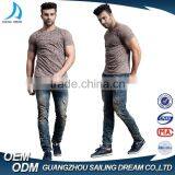 Top Sale New Design Autumn Customized Blue Hole Design Denim Ripped Jeans Men 2017 Denim thumbnail-1