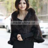 Wholesale Mink Fur Braided Shawl Mink Fox Fur Collar Fur Coat Short Paragraph Female Mink Mink Hair Shawl