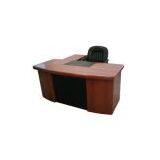 United Arab Emirates Modern Managerial Desk With Return & Pedestals thumbnail-1