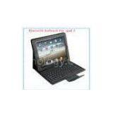 Folding Leather Dust Prevention Ipad Carrying Case With Bluetooth Keyboard for Ipad 3