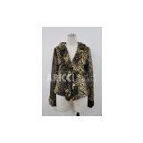 Faux Fur Coat, Fake Fur Jacket, Artificial Fur Garment AR-8118 Short thumbnail-1