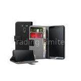 Fashion Wallet Leather Pouch LG Cell Phone Covers With Card Slot