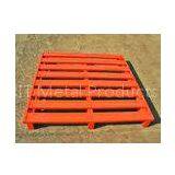 Powder Coated Galvanized Packaging Steel Pallet With Heavy Loading Support