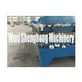 Pre-cutting Sheet Metal Cold Roll Forming Machine With Gear / Sprocket Driving