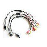 Car DVR Mini Din Connector to 3 RCA Connector Cable for Audio Video Transmission