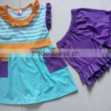 Cheap Children Clothes Easter Outfits Girls Boutique Clothing Spring 2016 Easter Bunny Knit Cotton Set thumbnail-3