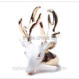 Lady Lovely Cow Head Ring/creative Brass Women Ring/top Quality Ring