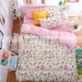 Indian Vantage Cotton Pink Color Stone Wash Elephant Patch Work Bed Cover Bed-sheet Bedding Set BS357 thumbnail-1