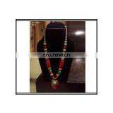 SF-N234 Elegant Red Resin Necklace thumbnail-1