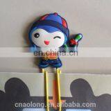 Wenzhou Manufacturer 3d Soft Pvc/rubber Bookmarks for Book With Custom Own Logo