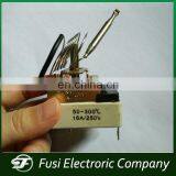 50~300Degrees 16A 250V Capillary Thermostat