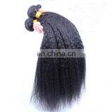 Best Selling Afro Kinky Straight Cheap Wave Human Hair Weave , 100% Top Grade 7A Virgin Brazilian Hair thumbnail-2
