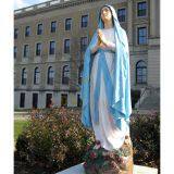 Garden Decoration Religious Craft Fiberglass Virgin Mary Statue thumbnail-4