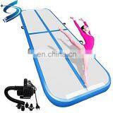 3x1m 10cm Wholesale Australia Cheerleading Inflatable Air Tumble Track Gymnastics Mat With Pump thumbnail-1