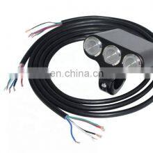 Waterproof Bike ATV 12V Handle Bar Switch on off Kill Stop Dual Momentary Button Motorcycle Aluminum Switch thumbnail-3