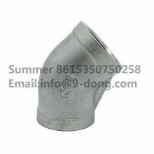 Stainless Steel Pipe Fittings 45 LB Elbow Npt thumbnail-5