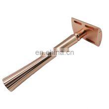 China Wholesale Double Edge Charm Star Safety Metal Shaver Non-disposable Straight Shaving Eco-friendly Chrome Razor thumbnail-1