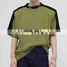 Wholesale Men Custom Solid Color Plus Size Loose T-shirt Unisex Half Sleeve Top for 2022 thumbnail-1