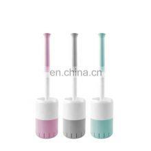 Newest Design TPR Toilet Brush Bathroom Cleaning Silicon Toilet Holder Plunger Standing Wall Mounted Toilet Brush