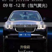 Upgrade to LED Angel Eyes LED Light Brow White XENON Headlamp Headlight 2013-2016 for BMW 7 Series F02 Yellow Xenon 2009-2012 thumbnail-4