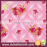 Fruit Outdoor Decorat Printed Plastic Transparent Table Cover --blue