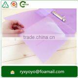 Factory Clear Transparent Hard Plastic 40D 2 Ring Clip Clear File Folder thumbnail-5