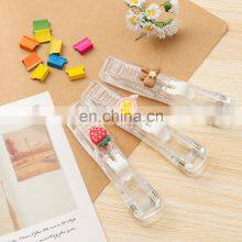 New Push Clip Stapler Staple Remover Binder Push Clamp Tape Dispenser Paper Clips Office Supplies Set Desktop Supplies thumbnail-3