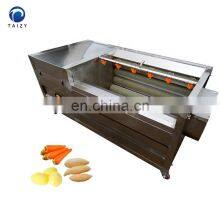 Commercial Fruit Vegetable Cleaning Machine Brush Carrot Ginger Peeling Potato Washing Machine thumbnail-1