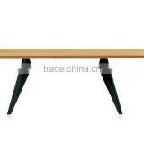 Replica Natural Color Ash Veneer Jean Prouve EM Dining Table for Dining Room