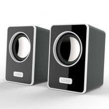 6W Wholesale Clear Stereo Sound Speakers for Home Theatre Output Power 3.5mm Audio 2.0 USB Gaming PC Laptop Speaker thumbnail-6