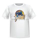 White Balck Color Cutoms Men's t Shirt Printing Diy New Style Round Collar 100% Cotton thumbnail-4