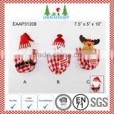 Traditional Red and Green Felt Christmas Candy Bag thumbnail-6