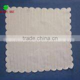 White Band Jacquard Table Cloth