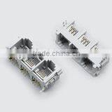 Top Entry Muti-port Telephone Modular PCB Jack