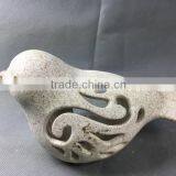 Ceramic Porcelain Cut Out Window T-light Holder Bird thumbnail-1